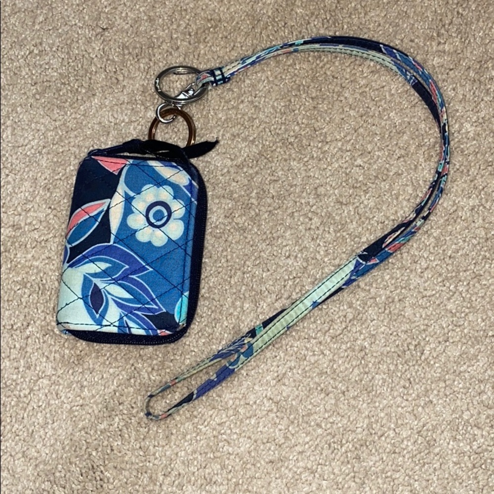 Vera Bradley ID case and Lanyard